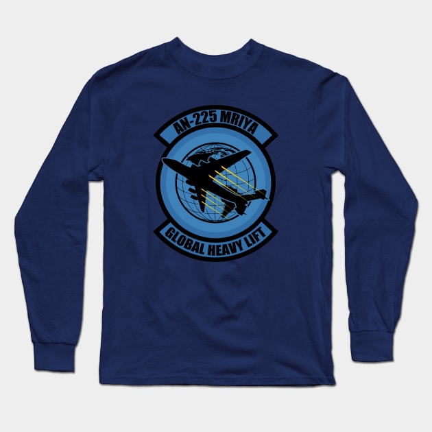 AN-225 Mriya Long Sleeve T-Shirt by TCP